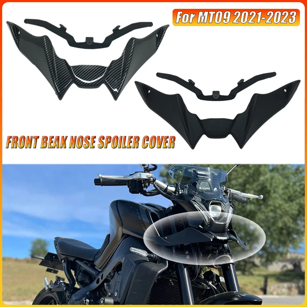 

Motorcycle Front Wheel Fender Beak Nose Cone Extension Extender Cowl Spoiler Cover Fit for YAMAHA MT-09 MT09 MT 09 SP 2021-2023