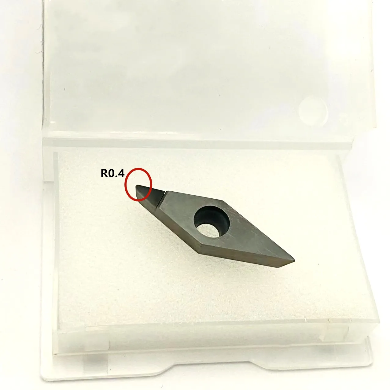 1PCS VCGW160402 VCGW160404 VCGW160408 Aluminum Alloy PCD insert VCGW High precision CNC Lathe Cutter PCD for aluminum copper