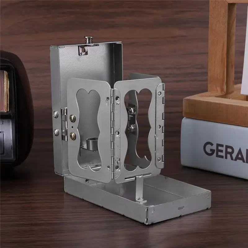 Portable For Real Candle Pocket Lantern Vintage Folding Candle Lantern Decorative Camping Hiking Travel Gift