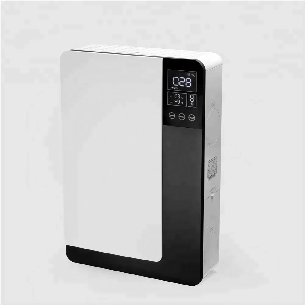 Электронный очиститель воздуха с интеллектуальным управлением, фильтр Hepa, очистители воздуха вентиляционного типа