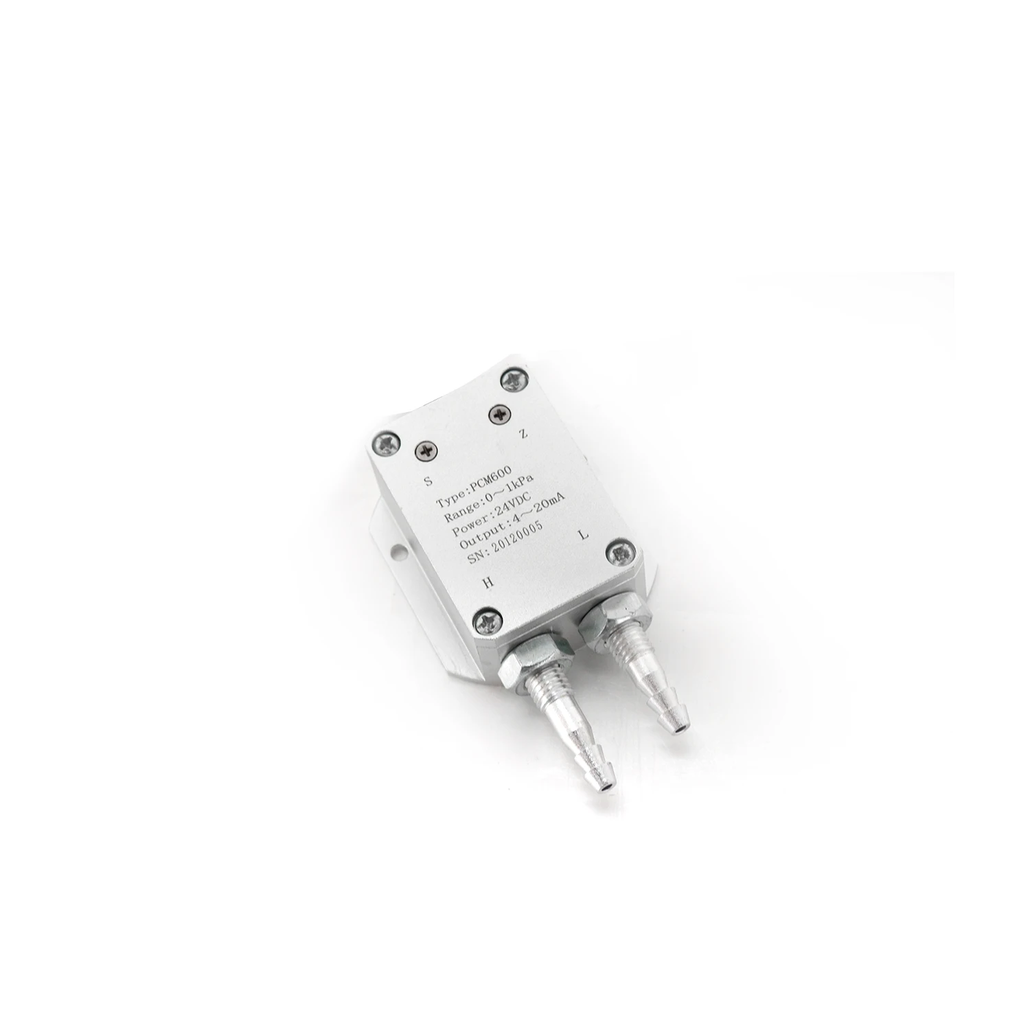 PCM600 Differential Pressure Sensor, High Precision 4-20mA Modbus Air Pressure Sensor, Small Range 0-250Pa 100kPa