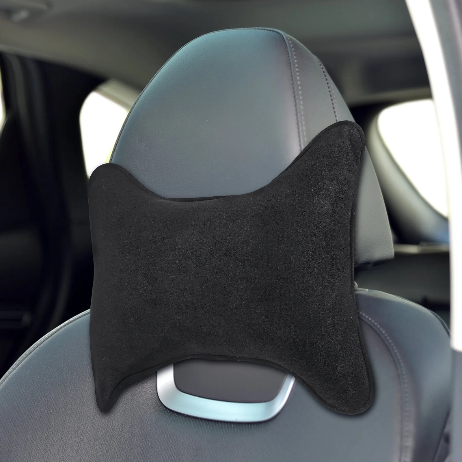 

Car Neck Pillow Soft Comfortable Neck Support Headrest Cushion for Driving Car Interior Accessory Headrest Pillow