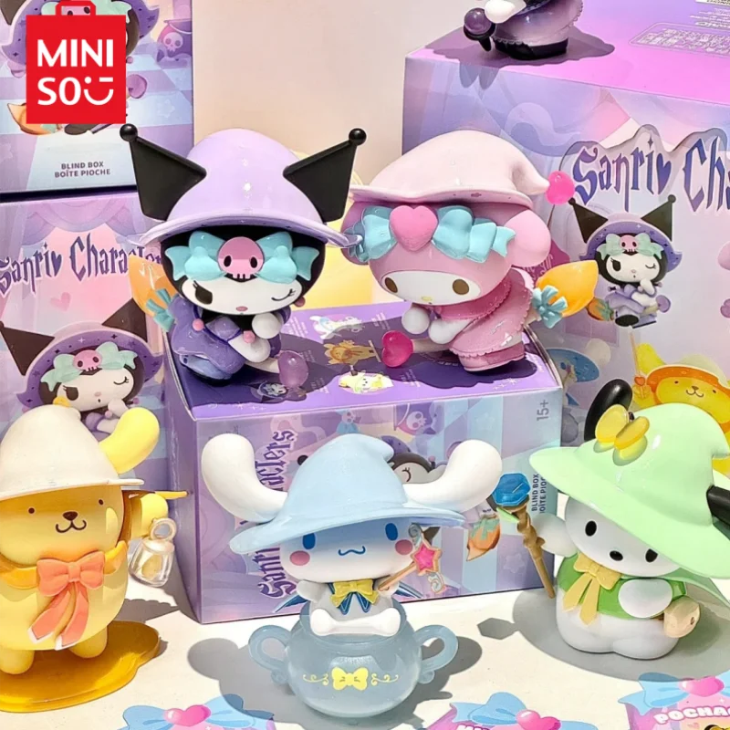 Nowa prawdziwa Miniso Sanrio magiczna seria opowieści pudełko z niespodzianką Kuromipacha pies Jade Guigou festiwalowa zabawka na prezent