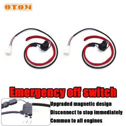 OTOM Engine Urgent Emergency Kill Stop Switch Closed Safety Push Button for 2 stroke Pocket Mini Dirt Bike ATV Quad KTM CRF yzf