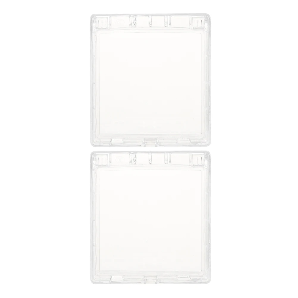 

2 Pcs Waterproof Switch Box Protector Weatherproof Doorbell Cover Rain for Rainproof Wind and