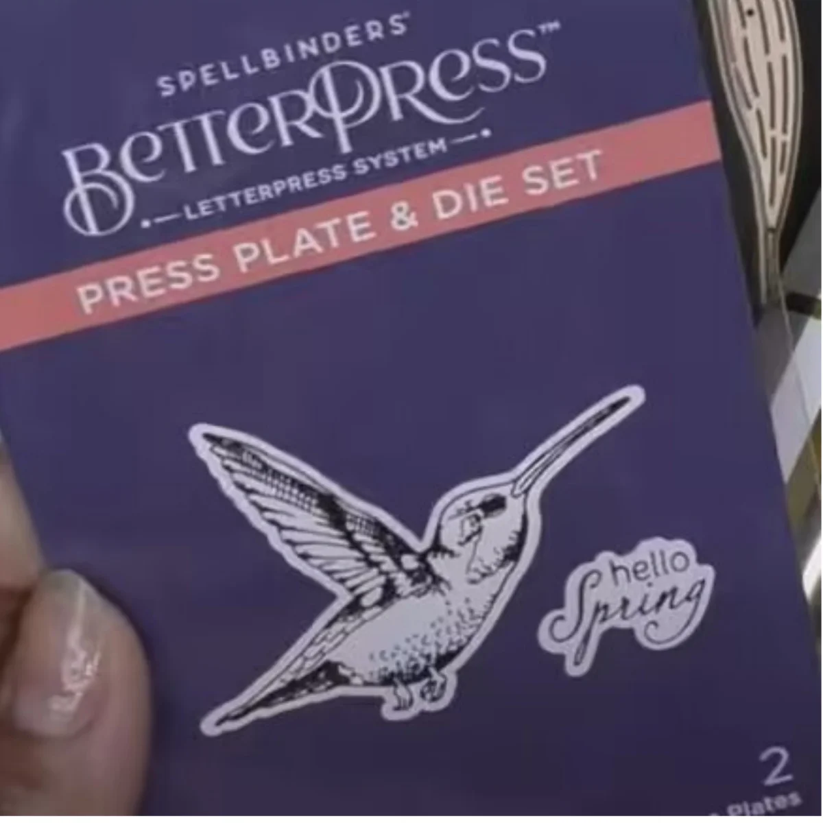 

Hummingbird Press Plate and Die Cut Set for DIY Making Card Scrapbook Embossed Paper Album Craft Supplies Template Decoration