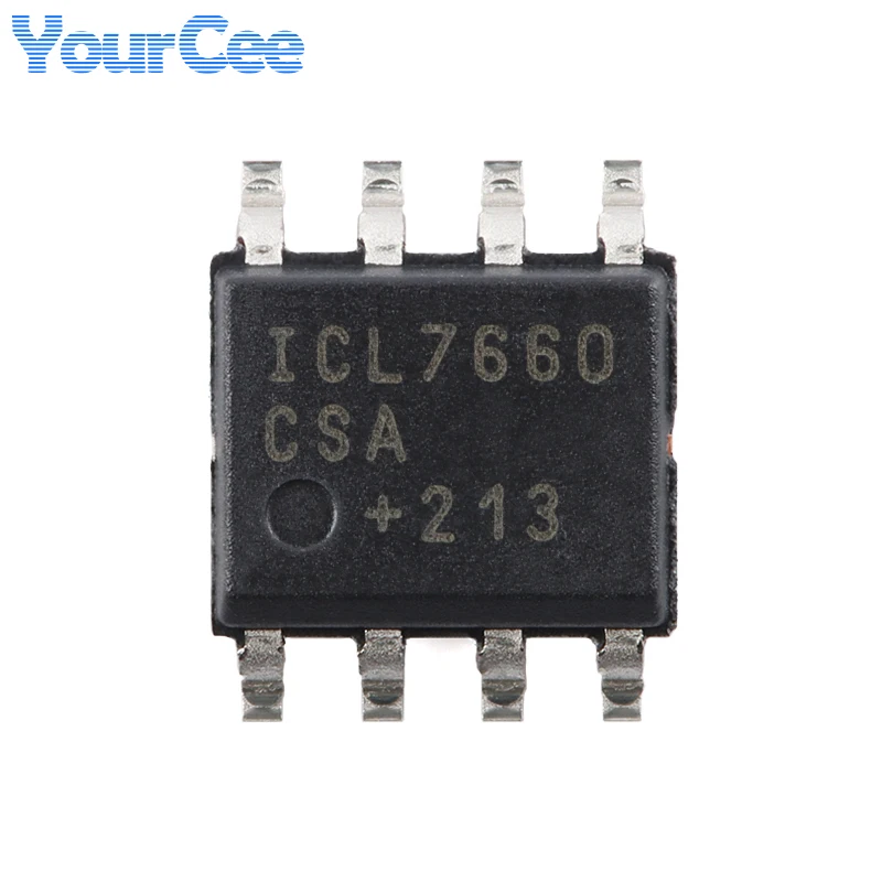 5pcs/2pcs ICL7660CSA+T SOIC-8 ICL7660 ICL7660CSAT Switched Capacitor Voltage Converter Chip IC Integrated Circuit