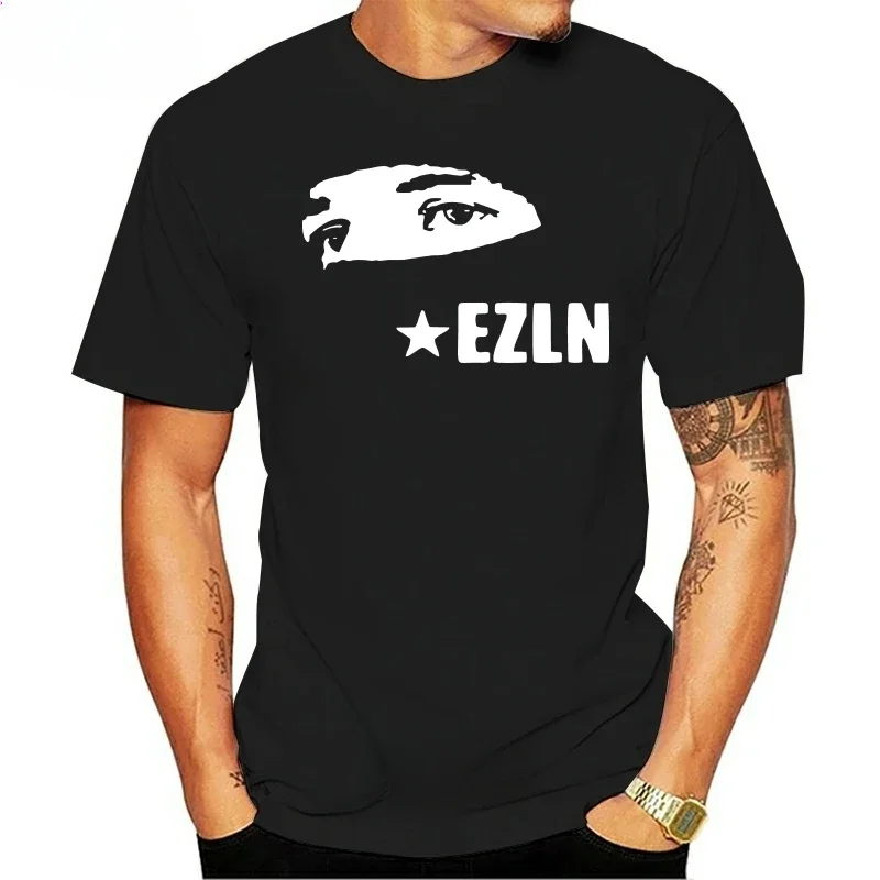 

Cool Ezln Zapatista Star Face cotton summer brand euro size manga streetweat heavyweight style tops New Arrival harajuku outfits