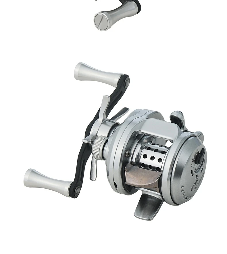 Lizard Fishing BOKI DC runde Baitcast-Rolle mit elektronischer Bremse, Micro-Casting, rostbeständig, Baitcast Angelrolle für Bäche – Detail 30