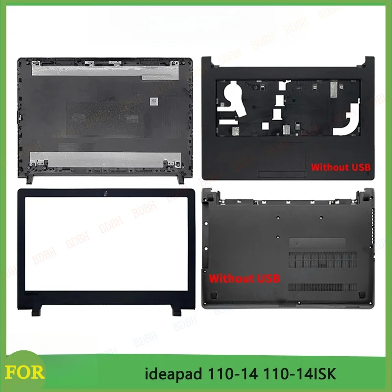 

Новый чехол для ноутбука ideapad 110-14 110-14ISK, верхняя крышка ЖК-экрана/задняя крышка/передняя рамка/нижняя крышка