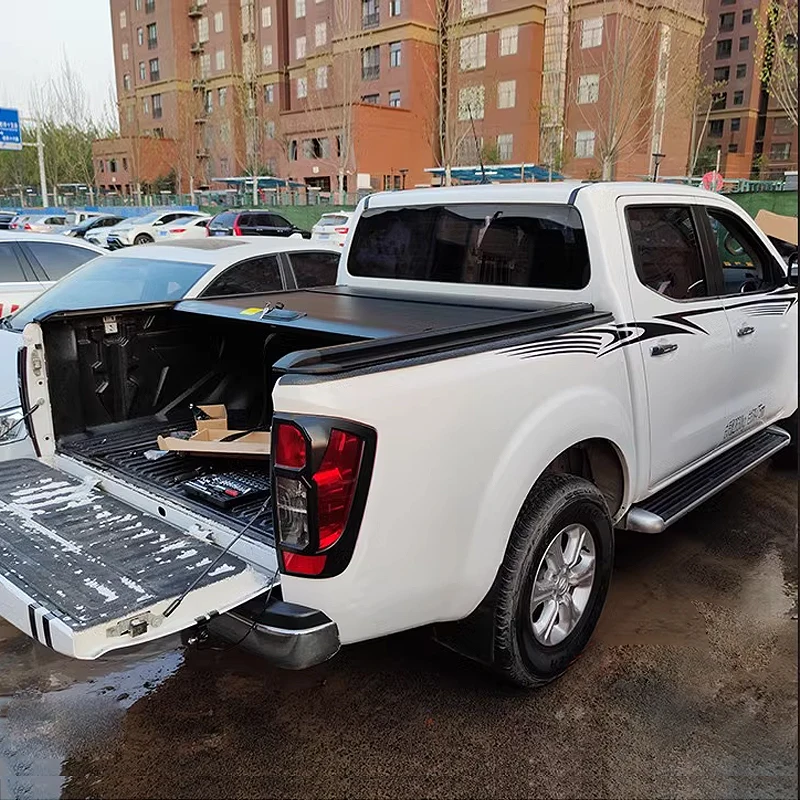 

Factory Hot Selling Car Parts Roller Lid up Pick up Truck Aluminium Alloy Tonneau Cover for Nissan Navara NP300 2022-2025
