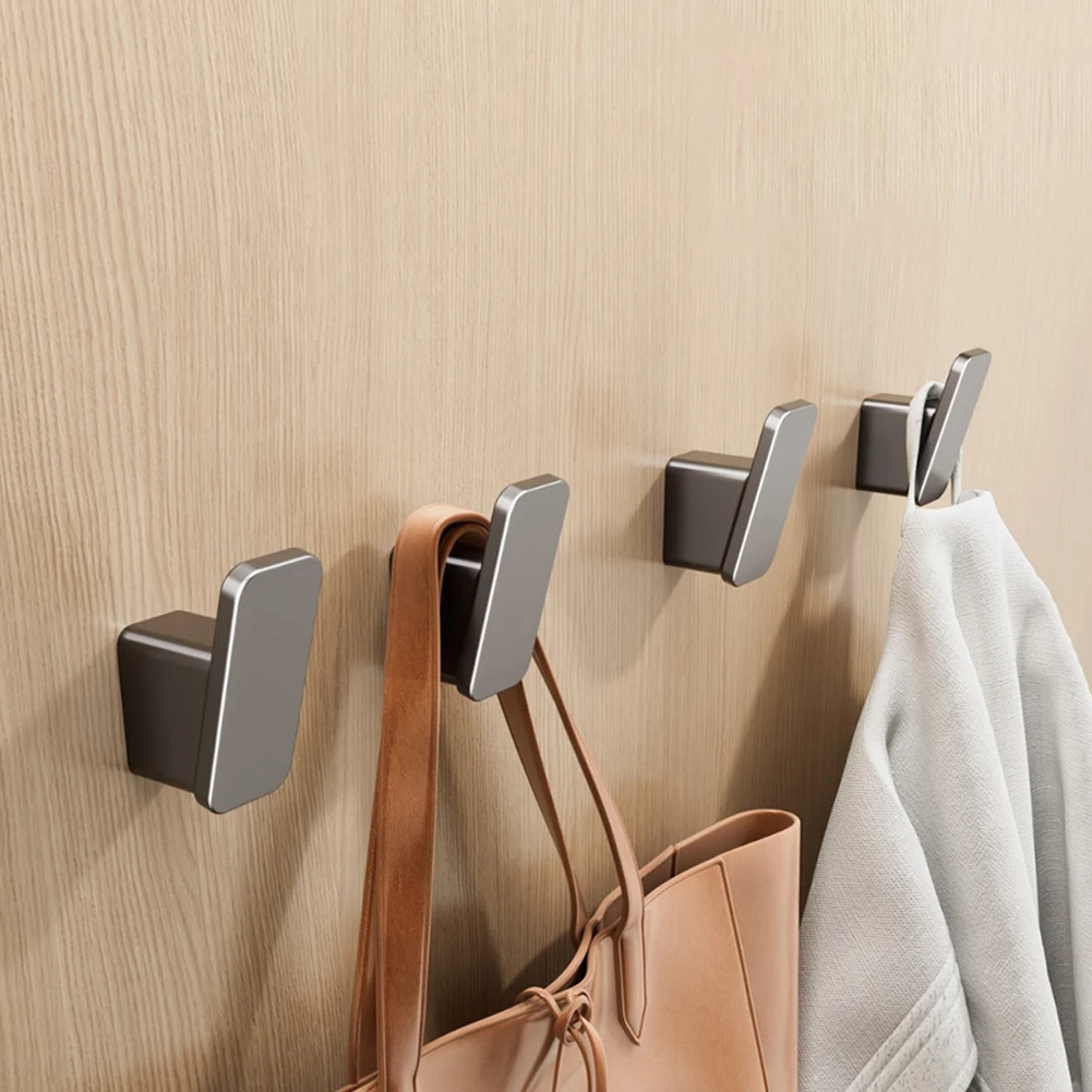 Office Decoration Self-Adhesive Hook Easy Installation Towel Rack Bathroom Hook Easy Installation Robust Materials
