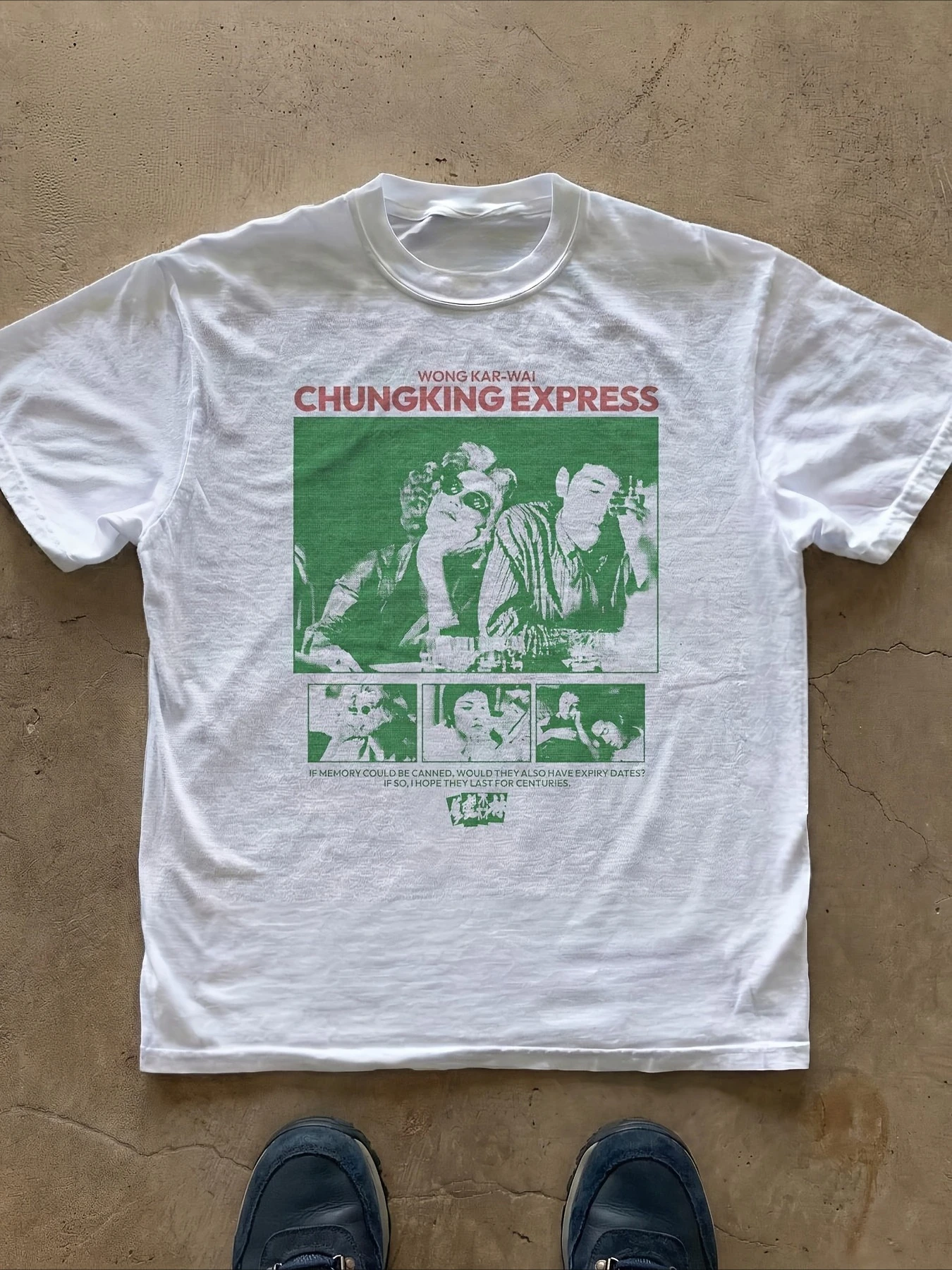 Men'S T-Shirt Chungking Express Movie Poster Graphic Print T-Shirt Unisex Casual Breathable Soft Retro Hong Kong Cinema Vintage