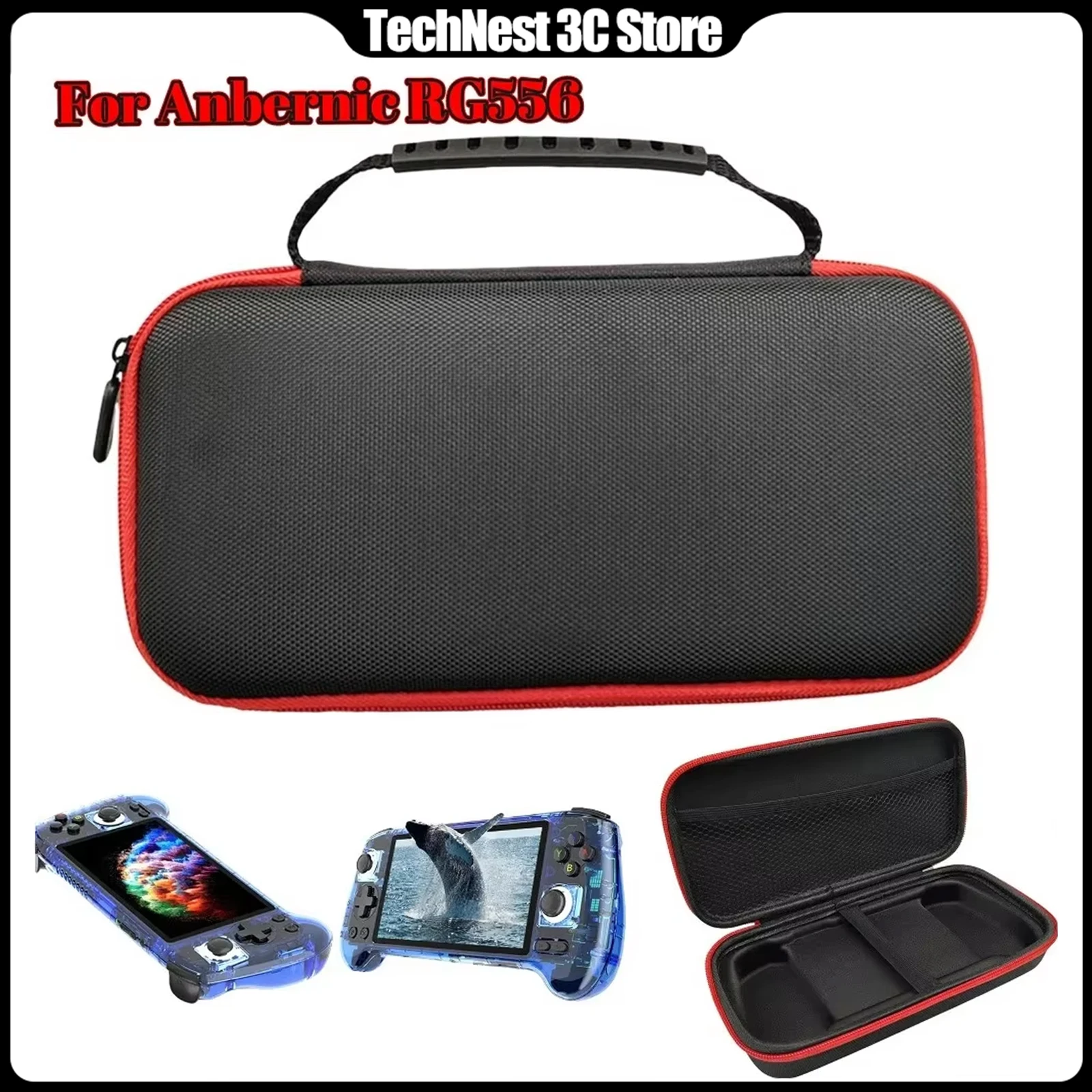 Travel Protective Case For Anbernic RG556 EVA Shockproof Storage Bag Protector Game Accessoies