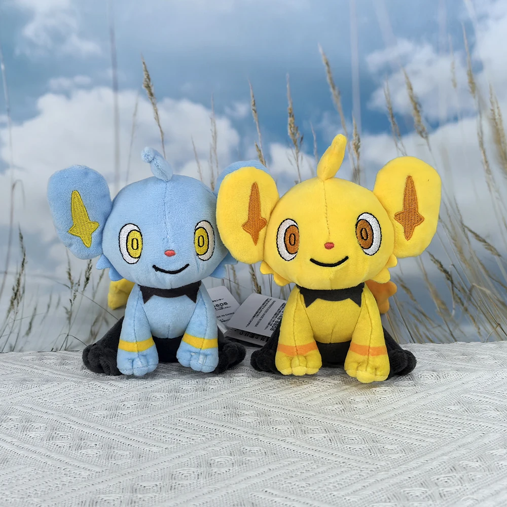 

2X Pokemon Legendary Shiny Shinx Cat 5inches Plush Toy , Nintendo Campus Reunion Scarlet Violet Doll Sword Shield Stuffed Animal
