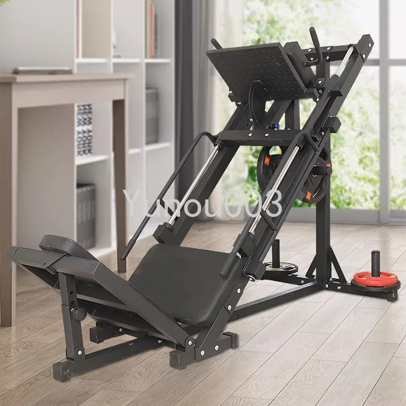 Home Fitness Multi-Functional Thickened Cushion Mute High-Speed Ulley Steel Bearing Squat Machine/Reverse Pedal Machine