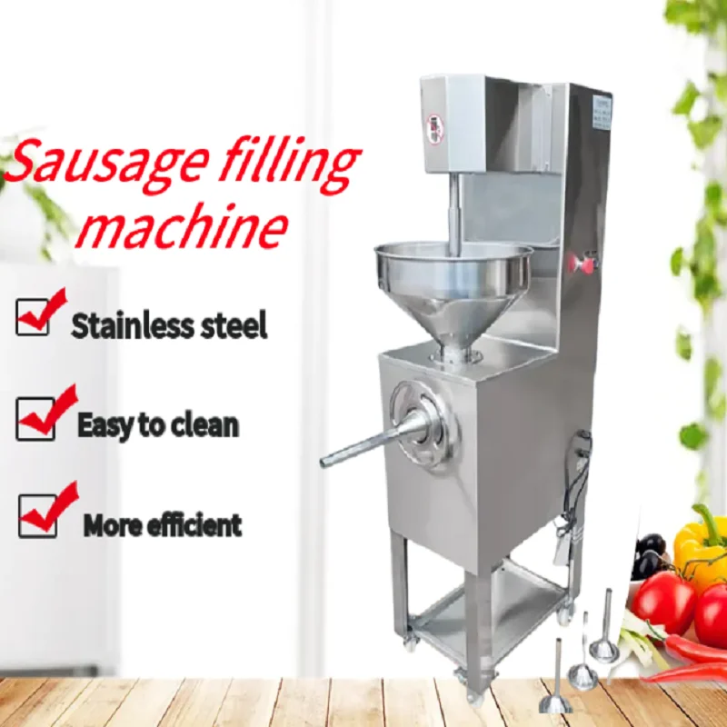 

Сверхмощная полностью автоматическая машина для производства колбас Коммерческий наполнитель для колбас Вертикальный наполнитель для колбас из нержавеющей стали