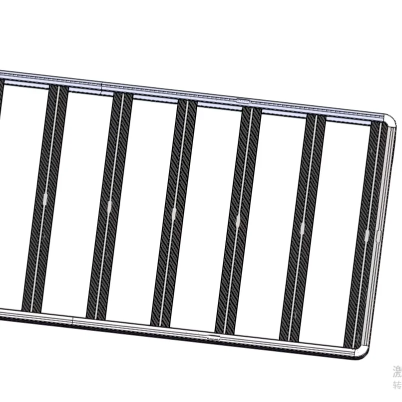 

Luggage Aluminum Alloy E-coat Akzo Powder Coating Roof Rack Removable Roof Rack Baggage For Hiace