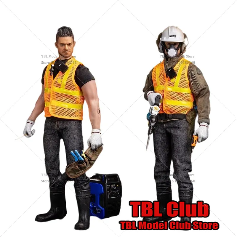 

P005 1/6 Scale Male Soldier the Electricians Clothes Suit Model Accessory 12'' Full Set Action Figure Doll for Fans Hobby Gifts