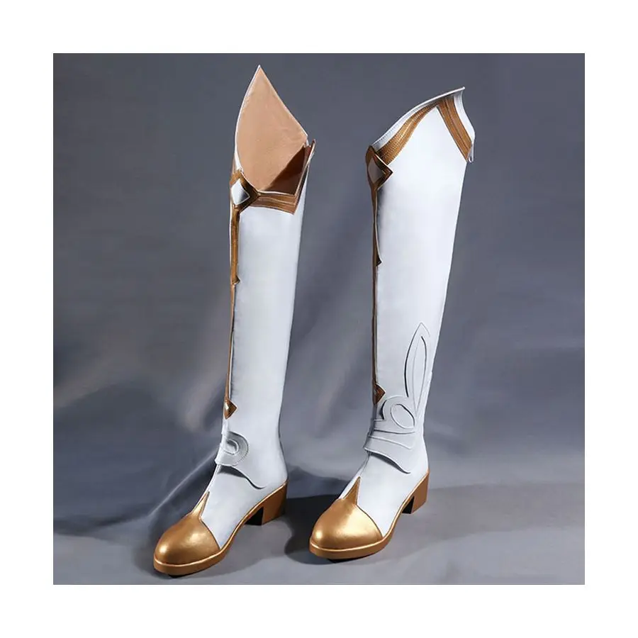 Game Genshin Impact Lumine Cosplay Shoes Lumine Boots for Women C02895