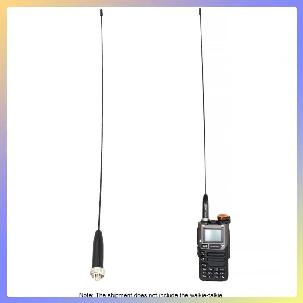 

Антенна для портативных раций RH771S 144/430 МГц, двухдиапазонная (VHF/UHF), с высоким коэффициентом усиления 2.15 дБ/3.4 дБ, для дальней связи, SMA-Female