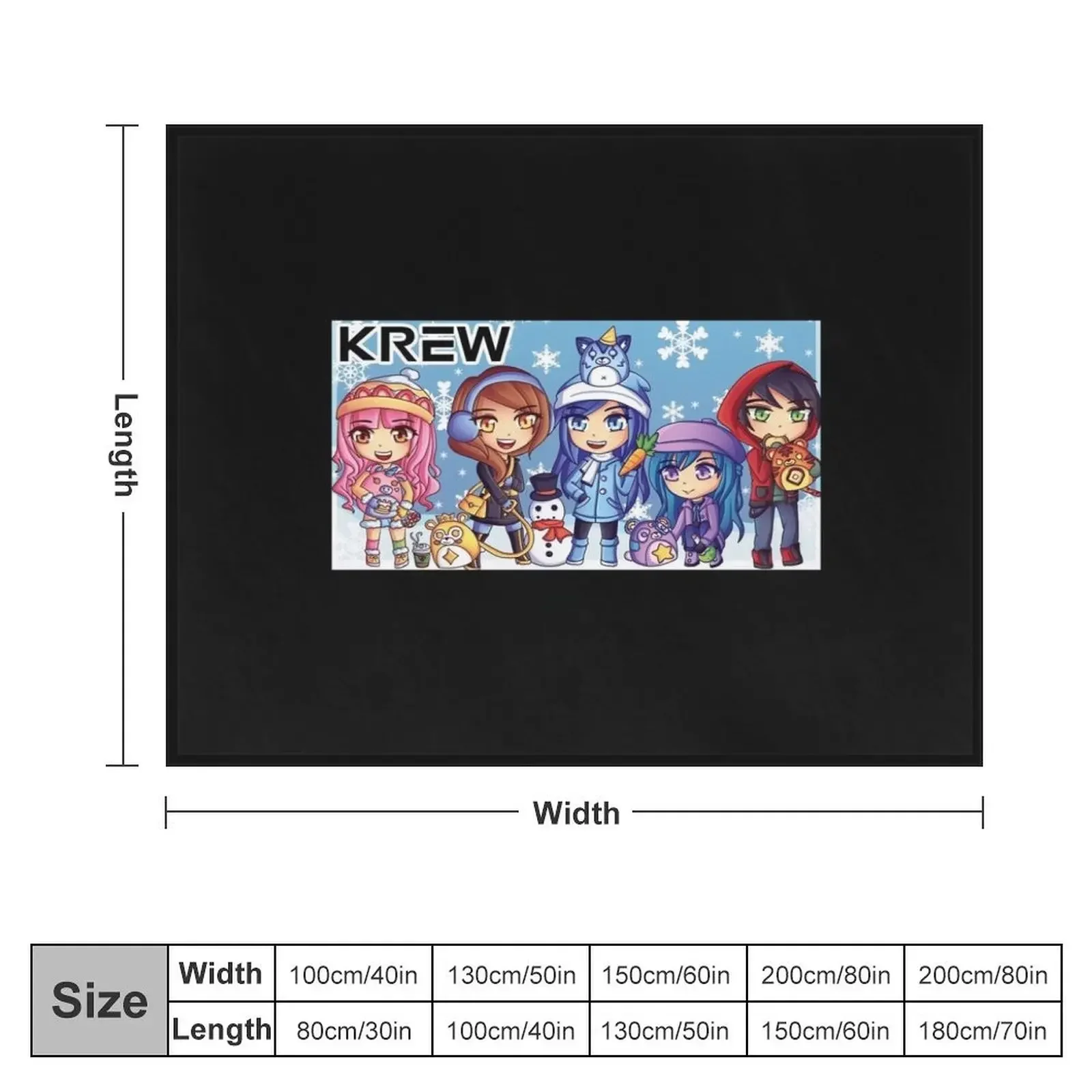 the krew,Funneh Plushy on a scooter,itsfunneh Throw Blanket Cute Plaid Polar funny gift Sofa Quilt Blankets