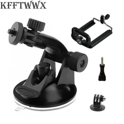 KFFTWWX aspirazione per Gopro Hero 13 12 11 10 9 8 7 6 accessori supporto per auto parabrezza ventosa Dash supporto per fotocamera staffa di supporto