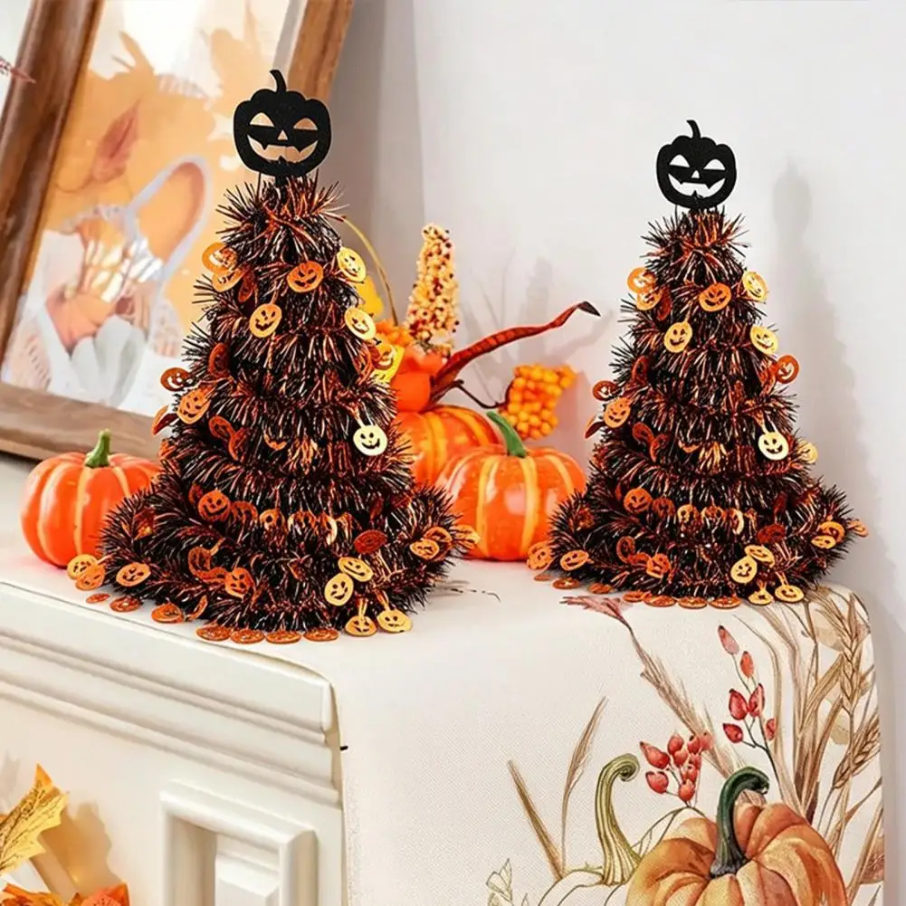 Halloween Party Supplies Reusable Festival Ornaments Halloween Witch Hat Pumpkin Decor Rain Curtain Door Hanging for Indoor