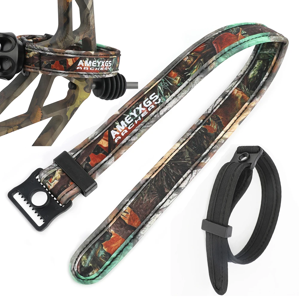 Comfortable Archery Wrist Sling for Compound Bow Adjustable Left Right Hand Bow Hunting Training Shooting Accessories Archer