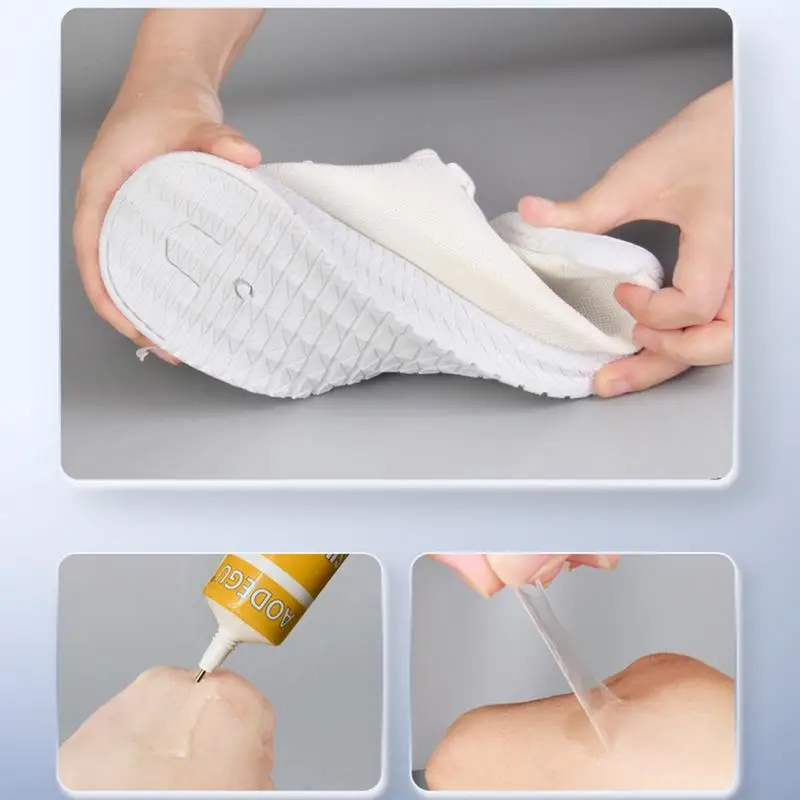 Colle Adhésive pour Chaussures de Bain de 60ml, Outil de Réparation, pour Baskets, Semelle, Luminemaker