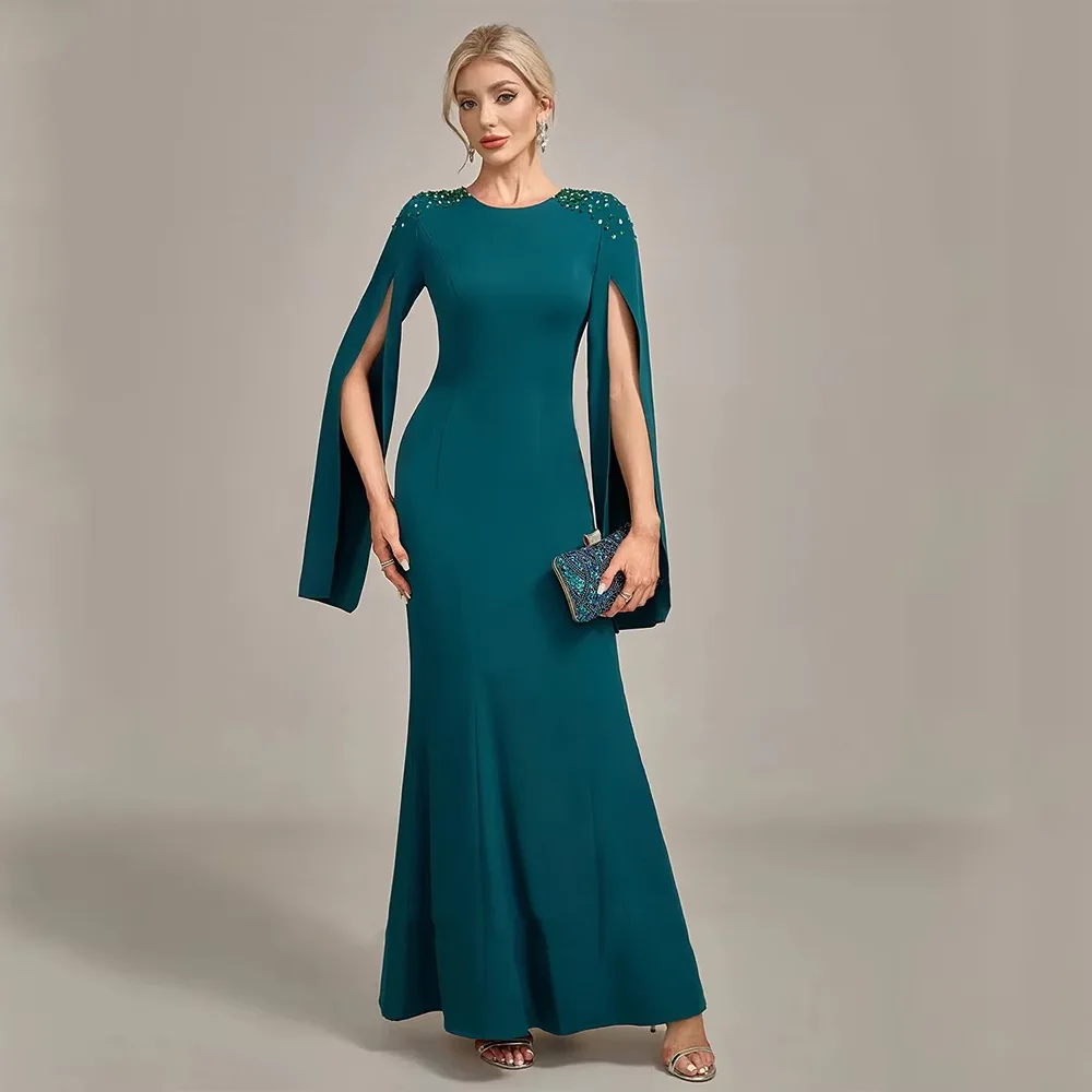 

Vintage Customized Formal Occasion Mother Dresses Mermaid Elegant Crystal Wedding Party Gowns Floor Length New Dress