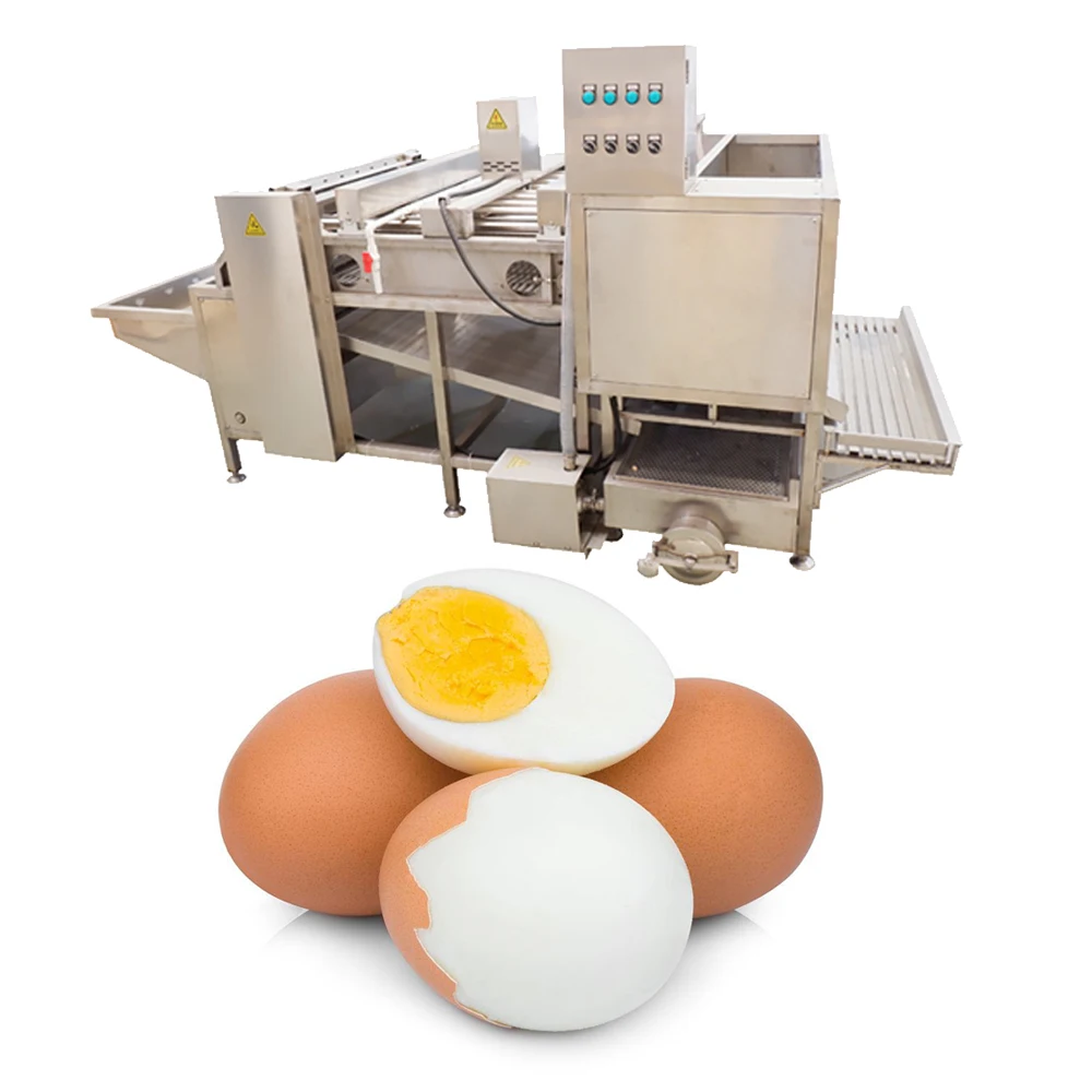 FOODLINE High Speed Boiled Egg Peeler Machine Anti‑corrosion Stainless Steel For Food Processing Plant