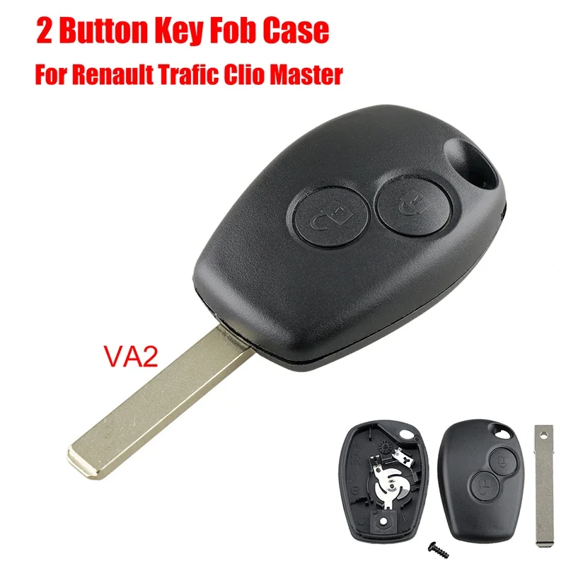 2 Button Car Remote Key Fob Case Cover Parts For Vauxhall/Opel Vivaro 2014 2015 2016 2017 2018 2019 Auto Interior Accessories