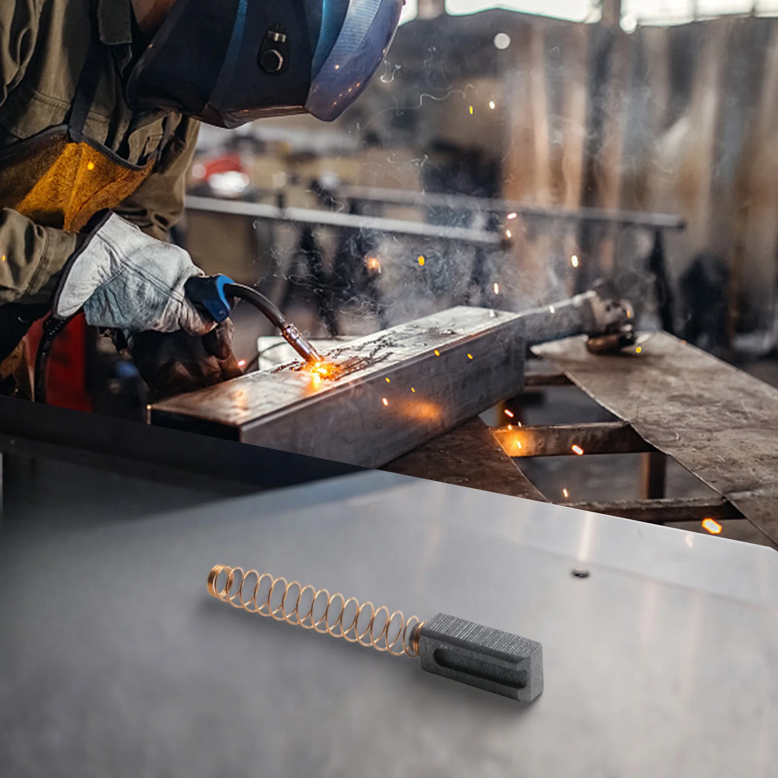 Life Carbon Brush Triac S Motor Brush 14mm * 6mm * 5mm Carbon Easy To Use High-quality Materials Metal Rugged Motor Replacement