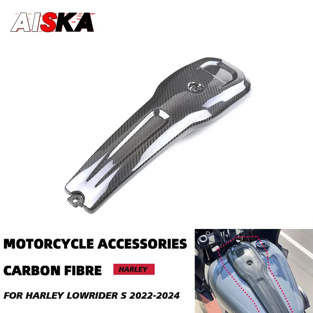 For Harley Davidson lowrider S  Low Rider S 2022 2023 2024 100% Carbon Fiber Motorcycle Accessories Fuel Tank Cover Fairings Kit