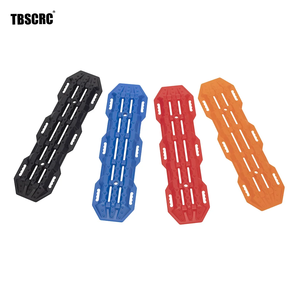 TBSCRC 2PCS 134*39mm Plastic Sand Ladder Recovery Board for 1/10 RC Crawler TRX-4 TRX-6 Axial SCX10 Redcat Gen8 VS4-10