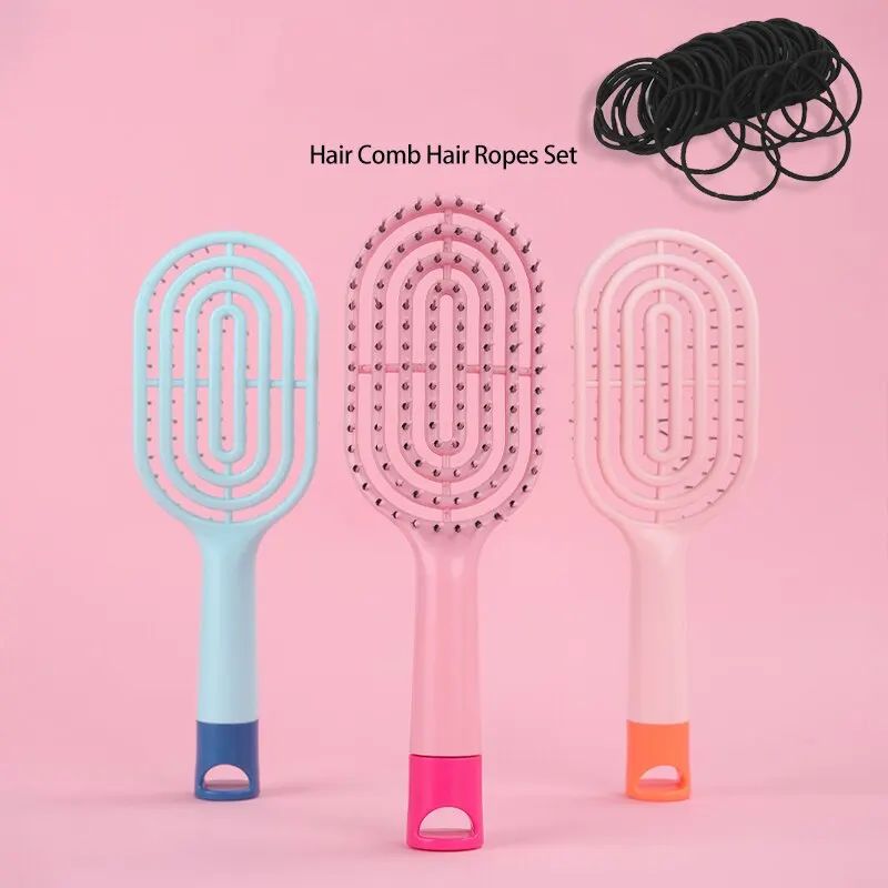 Tangle Hair Combs Head Scalp Massage Comb Detangler Curly Wet Dry Thick Wavy Straightening Brush Hairbrush Accessorie