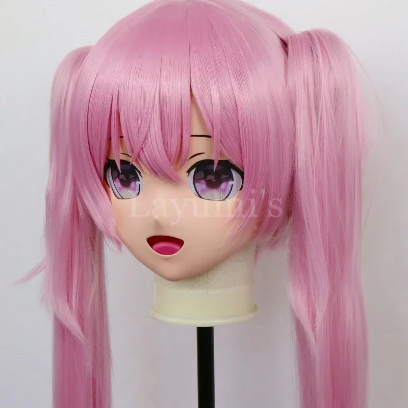 (C006) Personagem Personalizado Feminino/Menina Resina Kig Cabeça Cheia Com Bloqueio Anime Cosplay Anime Japonês Máscara Kigurumi
