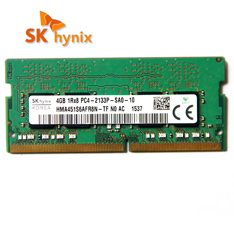 SK hynix DDR4 4GB 2133MHz RAM 1Rx8 PC4 - 2133P 1,2 V memoria para portátil SODIMM Mini host