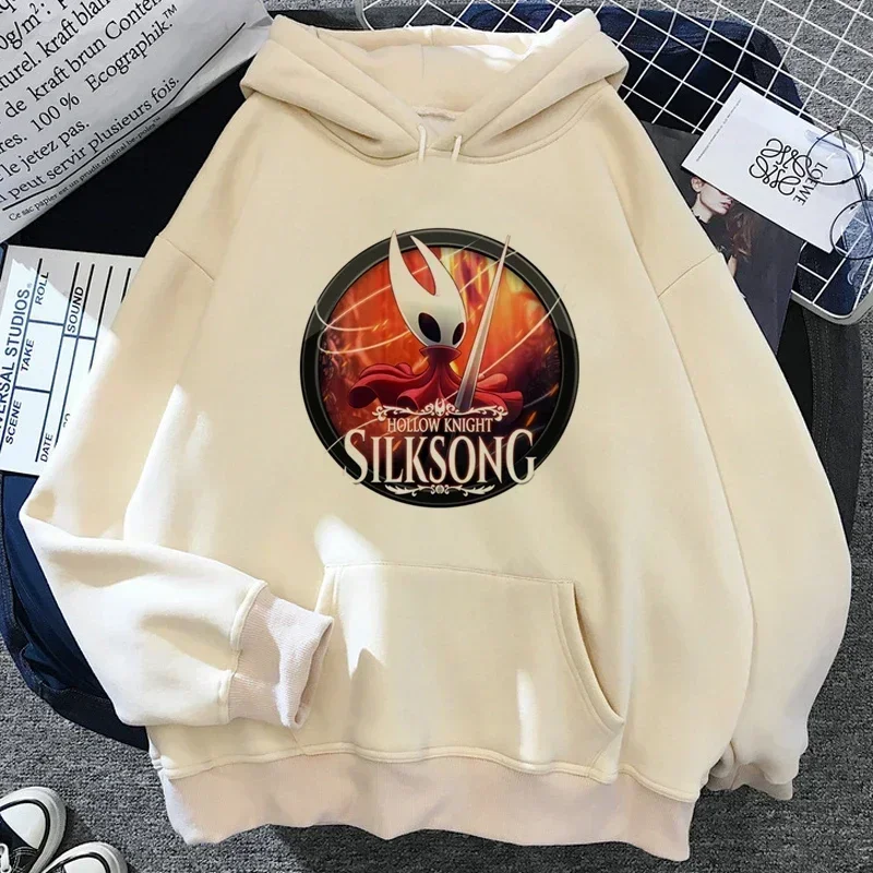 Hollow Knight Hoodies Men Korea Ulzzang Grunge Y2k Aesthetic Fmale Autumn Winter Pullover Casual Versatile Pullover New Hoodies