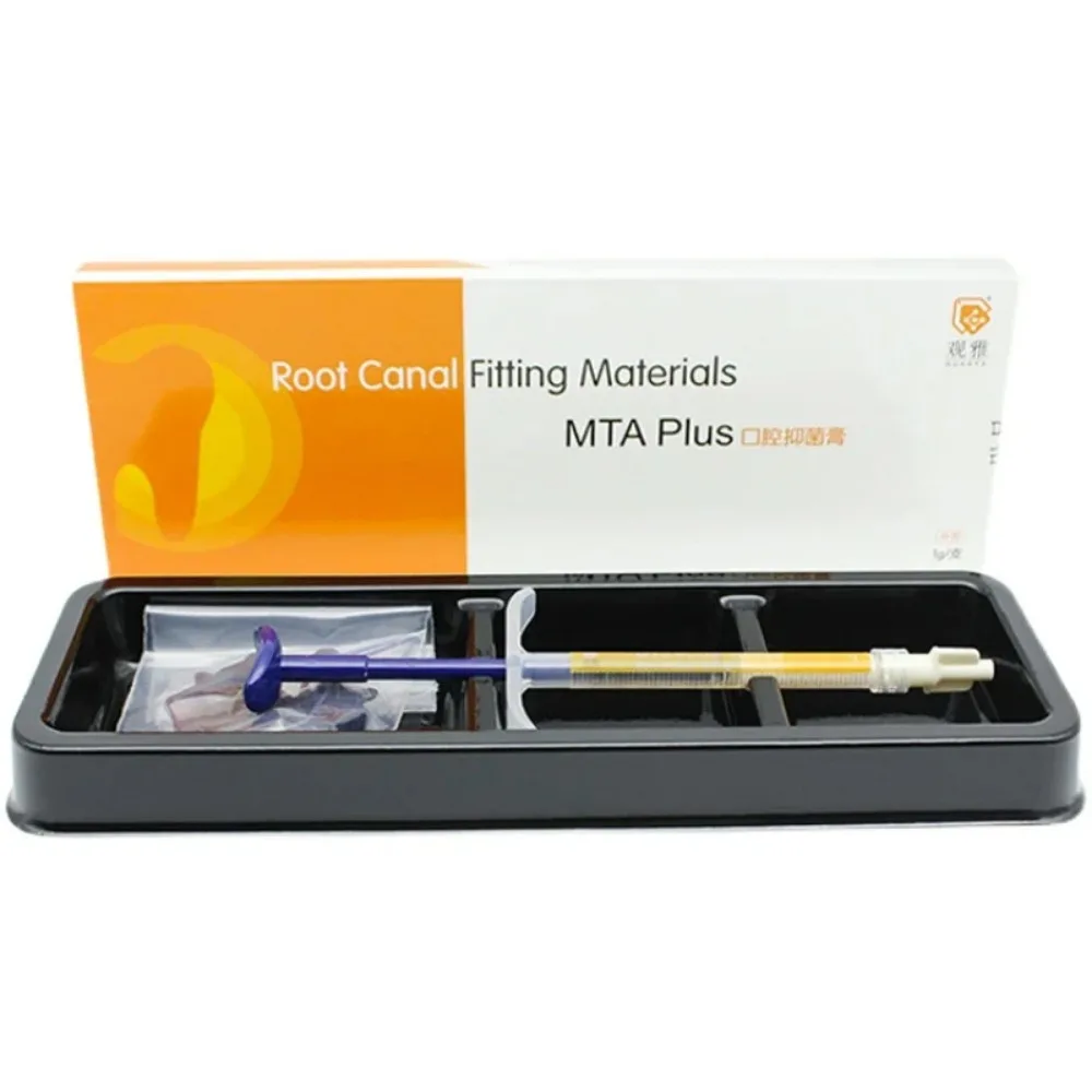 MTA Dental Material Root Canal Filling Fitting 1g Syinge Endodontic Sealing Liner Treatment Mta Plus Repair Cement Dentistry