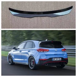 2021+ For Hyundai I30 I20 Roof Spoiler High Quality ABS Carbon Look ABS Material Car Rear Wing Spoiler Accessories Body Kit
