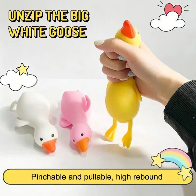Squeezable Duck Stress Reliever Sand Sculpture Duck Little Yellow Duck Toy For Kids And Adults To Relieve Stress