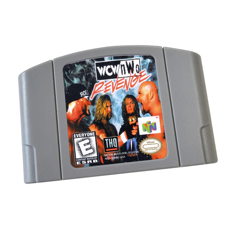 N64 Game Card Cartridge Console US  And EU Version-WCW NWO Revenge