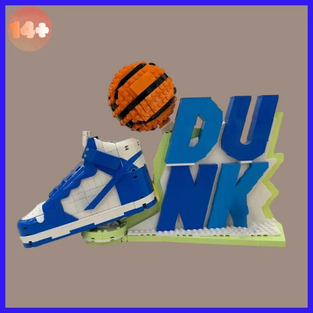 

1180PCS Creative FIT Building Block Basketball Shoes Sets Sneaker Model Bricks Toy For Kids Boys Christmas Birthday Gifts