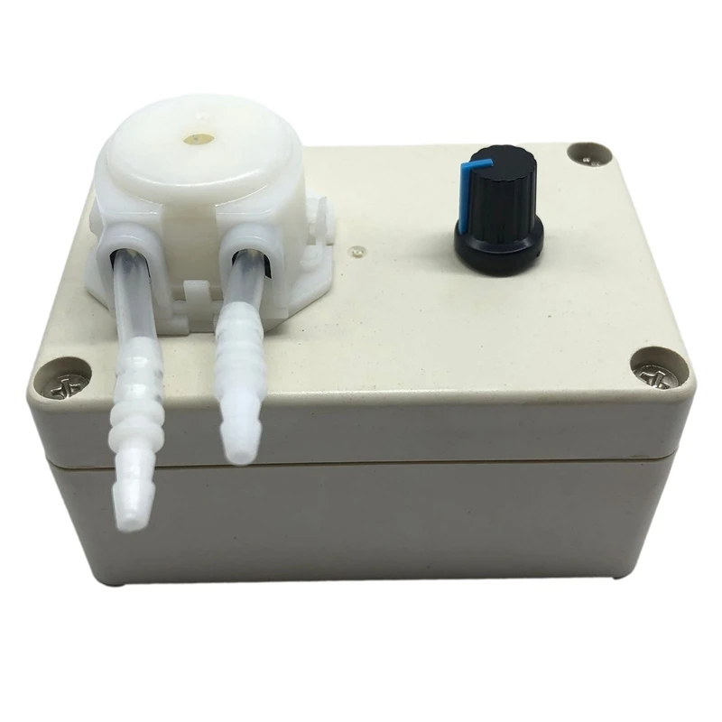 Mini bomba de agua, bomba medidora de titulación, peristáltica eléctrica de laboratorio, bomba de velocidad ajustable (enchufe de EE. UU.)