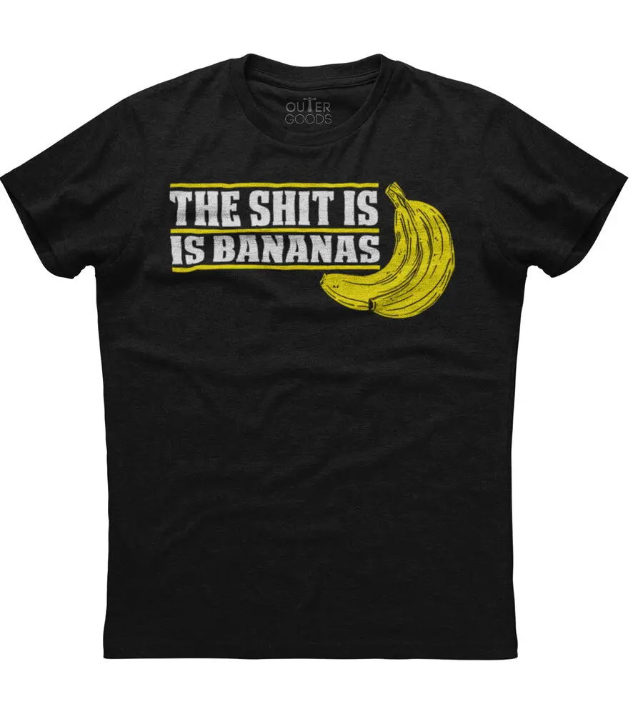 This Sh..t is Bananas Retro Pop Music Unisex T-ShirtHigh quality 100% cottonAnime Graphic T-shirts for Men Clothing Women Tees H