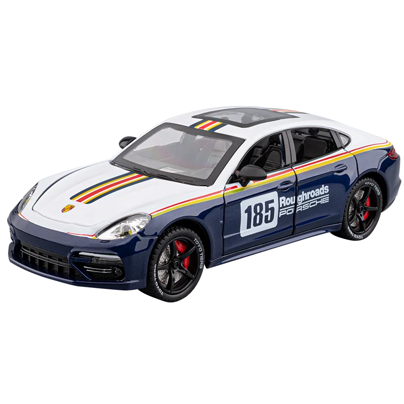 Modelo de coche de aleación Porsche Paramela, versión en aerosol, modelo de coche de simulación, colección de coches de juguete para niños, regalo ornamental, 1/24