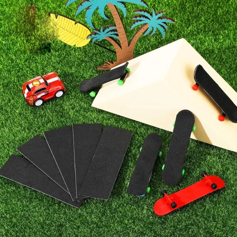 Finger Skateboard Nonslip Pad Foams Black Anti Slip Sticky Grip Designed For Finger Skateboards In Almost Environment 69HD