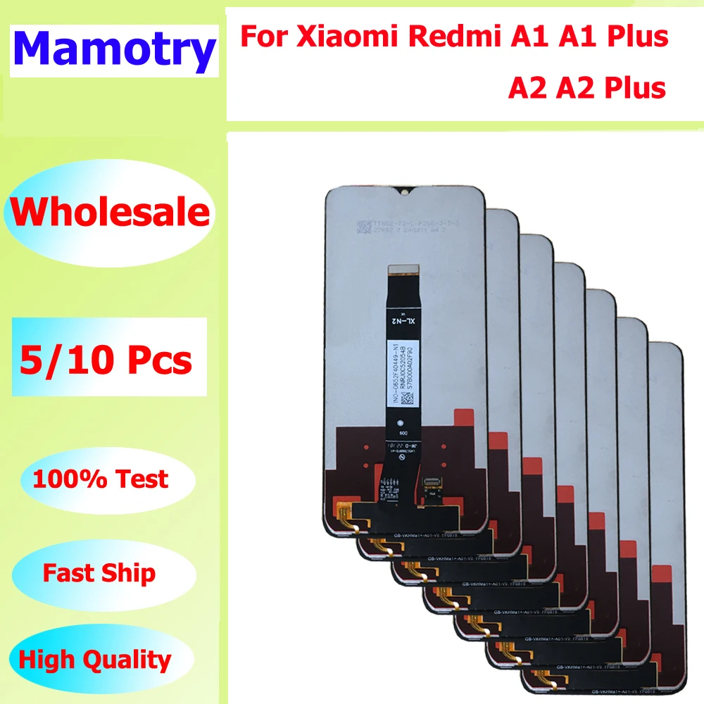 

Wholesale 5/10 pieces / Lot For Xiaomi Redmi A1 A1 Plus Screen Lcd Display A2 A2 Plus With Touch Assembly